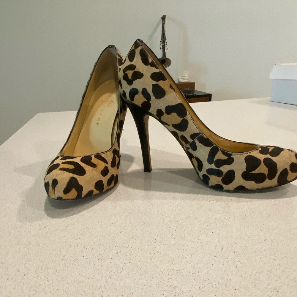 Leopard print Ivanka Trump heels